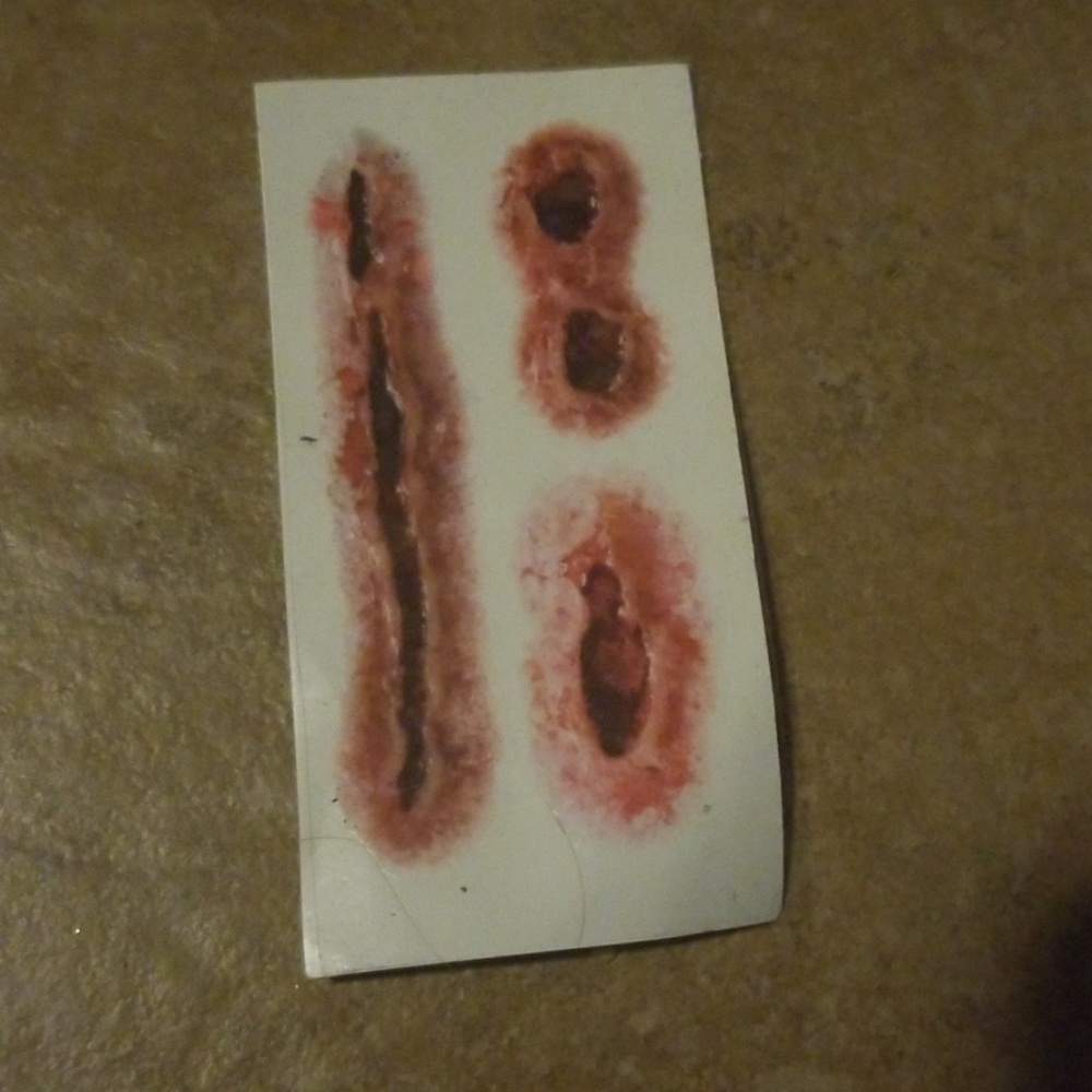 Tattoo of a scar